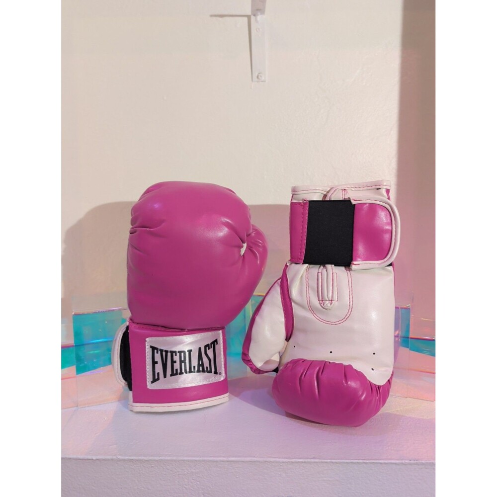Boxing Gloves Everlast Level 1 Wrist Wrap Training  Pink SMall Sparring Womanbag